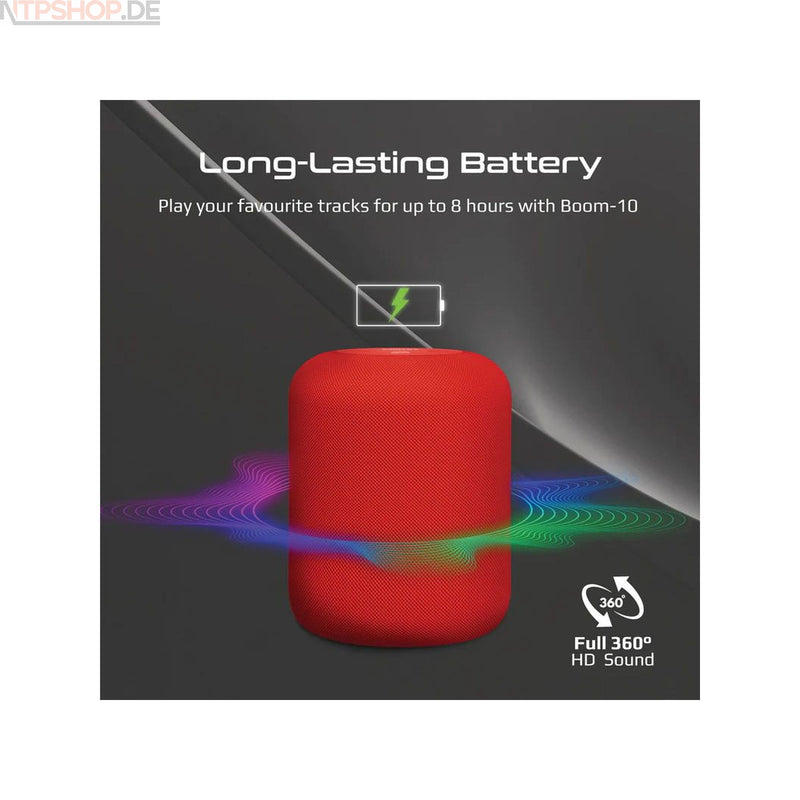 Laden Sie das Bild in Galerie -Viewer, Promate Boom-10 Wireless HD Speaker - New-Tech-Products GmbH NTP NTPShop.de www.ntpshop.de www.new-tech-products.de all4living Onlineshop Online Store Gadgets Elektrogeräte