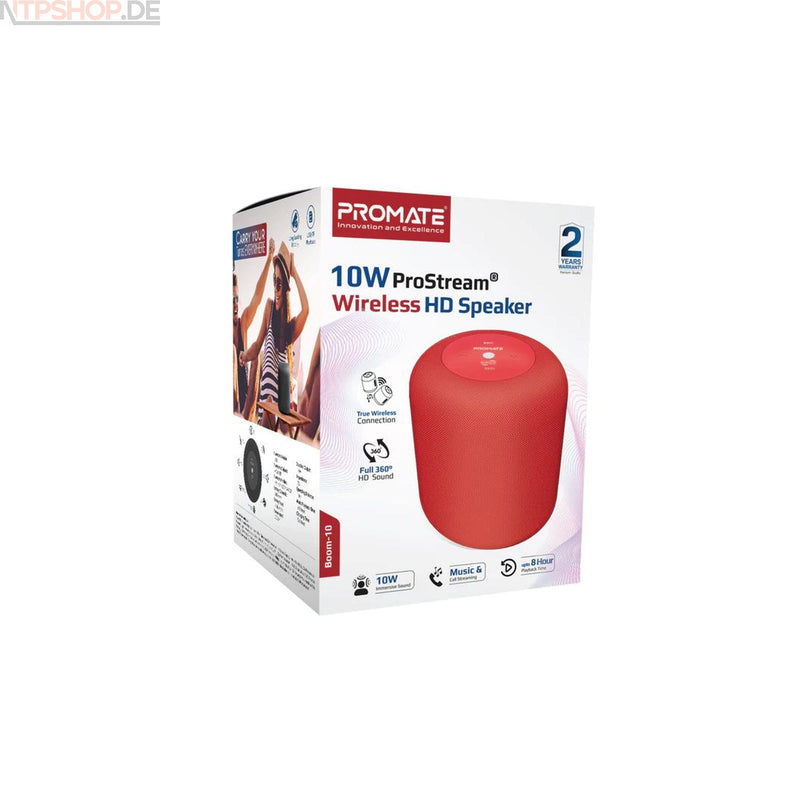 Laden Sie das Bild in Galerie -Viewer, Promate Boom-10 Wireless HD Speaker - New-Tech-Products GmbH NTP NTPShop.de www.ntpshop.de www.new-tech-products.de all4living Onlineshop Online Store Gadgets Elektrogeräte