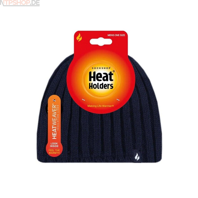 Laden Sie das Bild in Galerie -Viewer, Heat Holders BSHH604OSNVY Mens Thermomütze - Navy