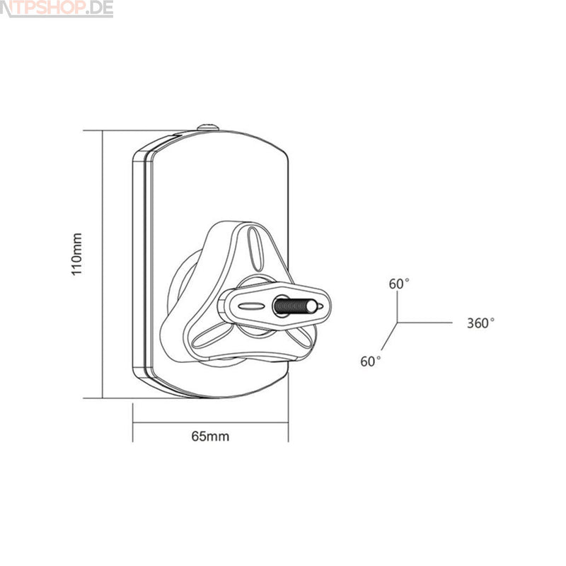 Laden Sie das Bild in Galerie -Viewer, Multibrackets 2463 M Speaker Mount Plus Black - New-Tech-Products GmbH NTP NTPShop.de www.ntpshop.de www.new-tech-products.de all4living Onlineshop Online Store Gadgets Elektrogeräte