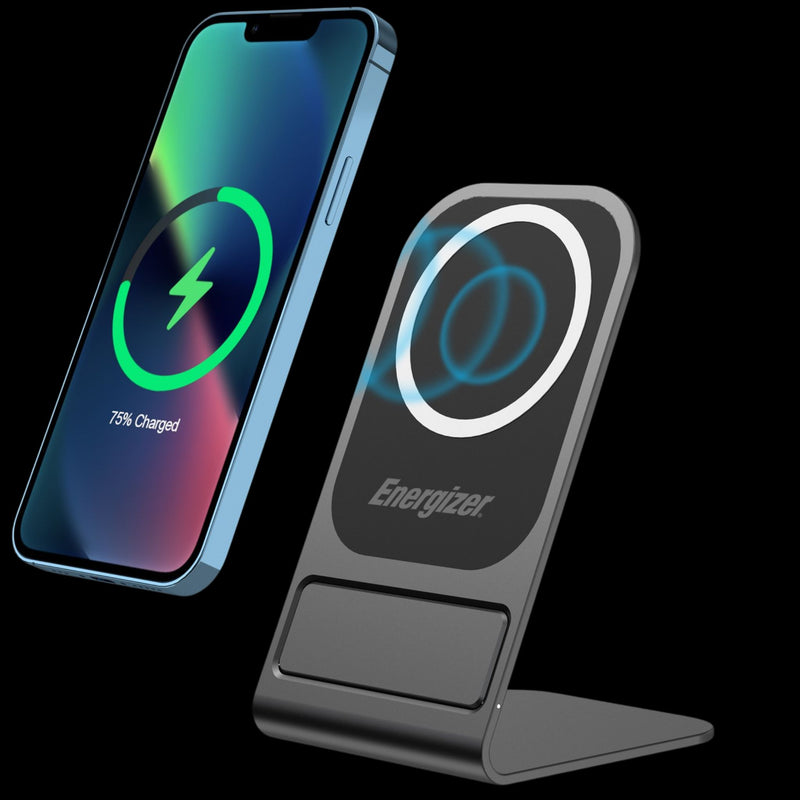 Laden Sie das Bild in Galerie -Viewer, Energizer WCP109 - 15-W-Wireless-Ladestation – intelligent, elegant und für Schutzhüllen geeignet