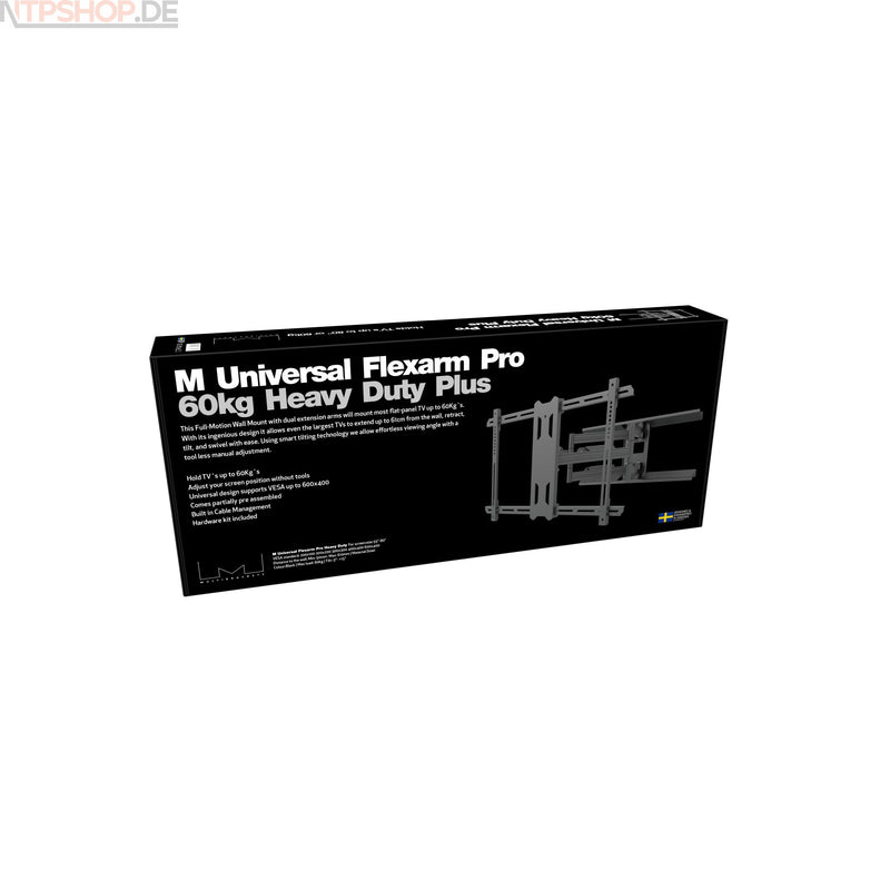 Laden Sie das Bild in Galerie -Viewer, Multibrackets 5471 M Universal Flexarm Pro 60 kg Heavy Duty Black - New-Tech-Products GmbH NTP NTPShop.de www.ntpshop.de www.new-tech-products.de all4living Onlineshop Online Store Gadgets Elektrogeräte