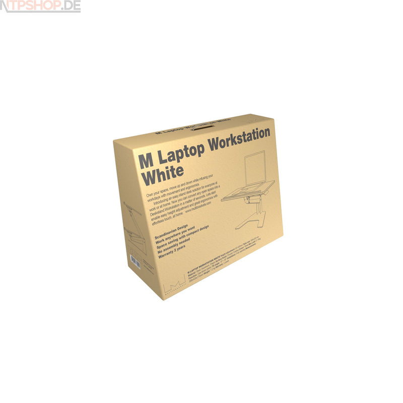 Laden Sie das Bild in Galerie -Viewer, Multibrackets 9141 M Laptop Workstation White - New-Tech-Products GmbH NTP NTPShop.de www.ntpshop.de www.new-tech-products.de all4living Onlineshop Online Store Gadgets Elektrogeräte
