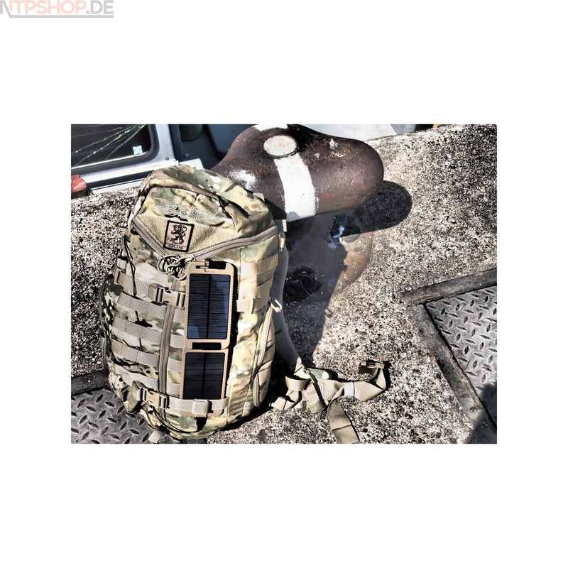 Laden Sie das Bild in Galerie -Viewer, Powertraveller Xtreme Tactical PTL-EXT001TAC Solarmodul mit Powerbank