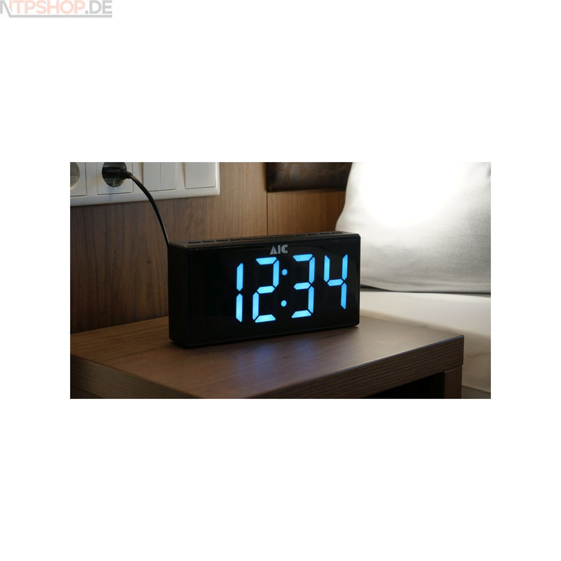 Laden Sie das Bild in Galerie -Viewer, AIC 48XXL Radiowecker mit extra großer LED Anzeige B-Ware (R2F1)