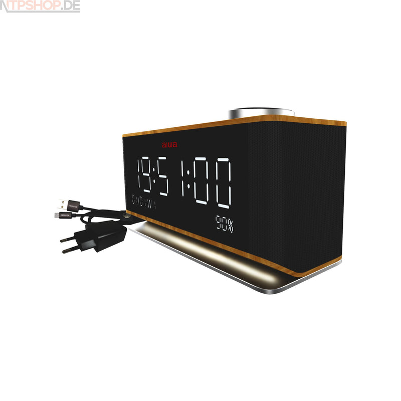 Laden Sie das Bild in Galerie -Viewer, Aiwa CR-90BT Big Display / Multifunction Clock & Speaker B-Ware (R2F3)