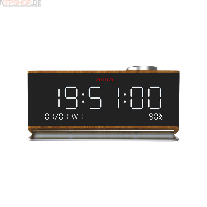 Laden Sie das Bild in Galerie -Viewer, Aiwa CR-90BT Big Display / Multifunction Clock & Speaker B-Ware (R2F3)