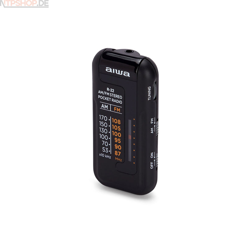 Laden Sie das Bild in Galerie -Viewer, AIWA R-22BK tragbares Mini-Radio B-Ware (R1K3)