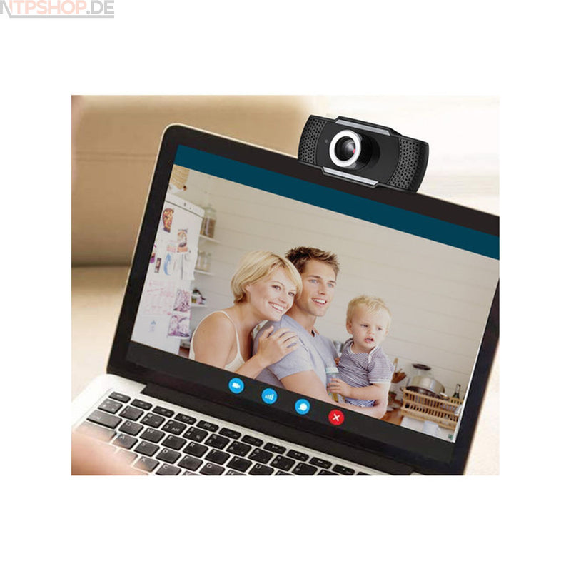 Laden Sie das Bild in Galerie -Viewer, Adesso CyberTrack H4 Zoom-zertifizierte 1080P HD USB-Webcam mit integriertem Mikrofon B-Ware (R1K4)