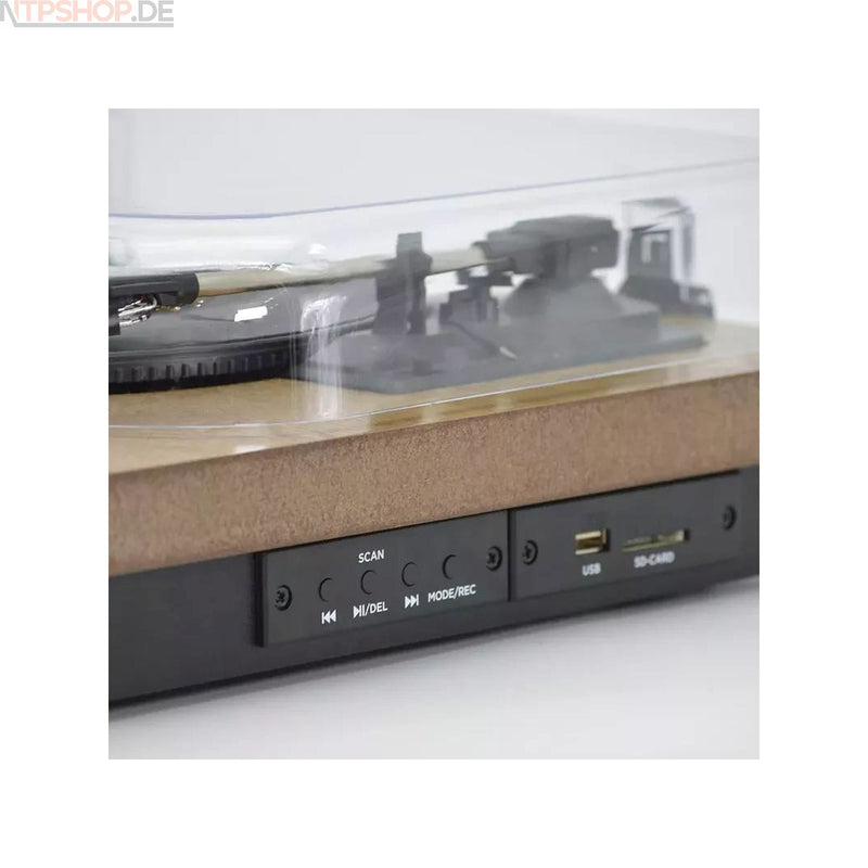 Laden Sie das Bild in Galerie -Viewer, Aiwa GBTUR-120WD Plattenspieler und Digitalisierer aus Holz - R1F3 - B-Ware (R2F3)