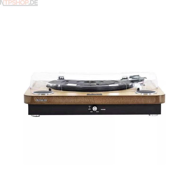 Laden Sie das Bild in Galerie -Viewer, Aiwa GBTUR-120WD Plattenspieler und Digitalisierer aus Holz