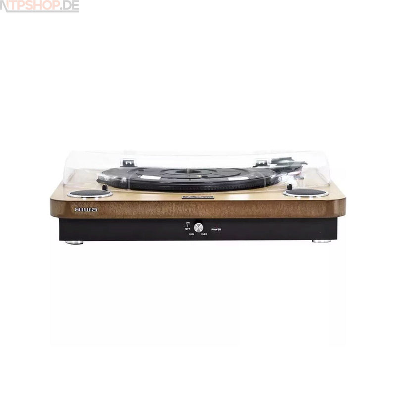 Laden Sie das Bild in Galerie -Viewer, Aiwa GBTUR-120WD Plattenspieler und Digitalisierer aus Holz - R1F3 - B-Ware (R2F3)