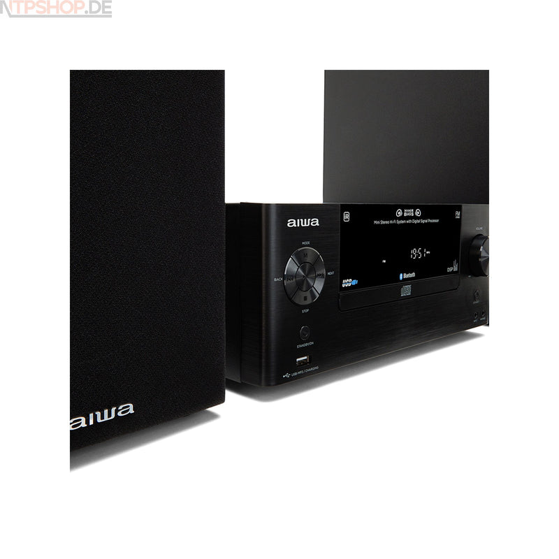 Laden Sie das Bild in Galerie -Viewer, Aiwa MSBTU-500 Mini-Stereo Hi-Fi System B-Ware (R2F3)