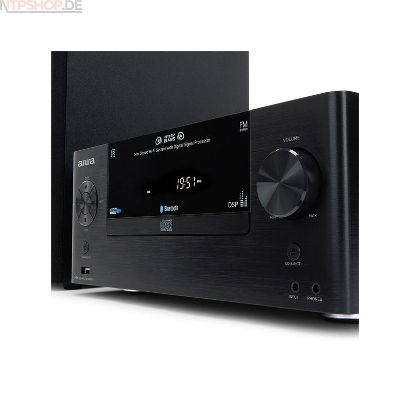 Laden Sie das Bild in Galerie -Viewer, Aiwa MSBTU-500 Mini-Stereo Hi-Fi System B-Ware (R2F3)