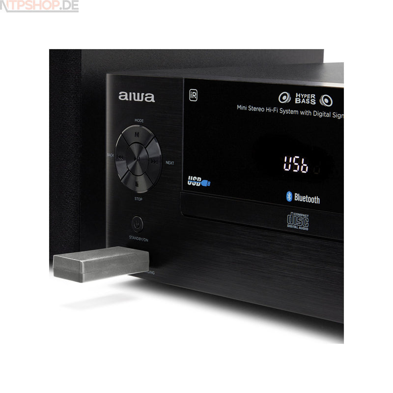 Laden Sie das Bild in Galerie -Viewer, Aiwa MSBTU-500 Mini-Stereo Hi-Fi System B-Ware (R2F3)