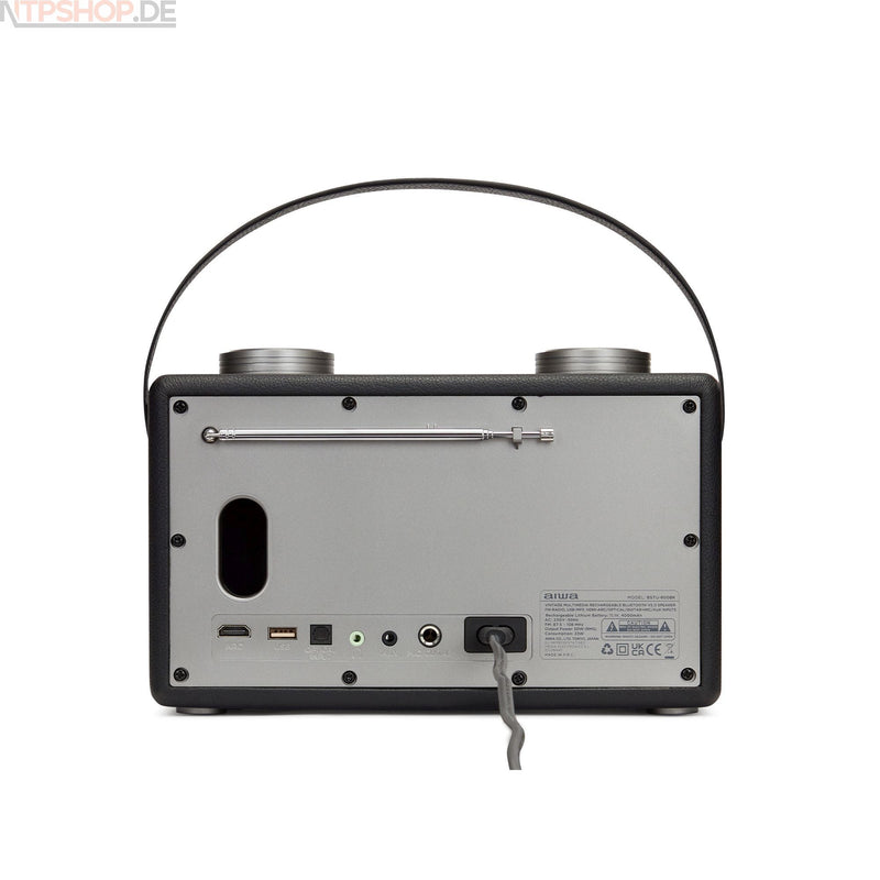 Laden Sie das Bild in Galerie -Viewer, Aiwa BSTU-800BK Vintage-Lautsprecher - New-Tech-Products GmbH NTP NTPShop.de www.ntpshop.de www.new-tech-products.de all4living Onlineshop Online Store Gadgets Elektrogeräte