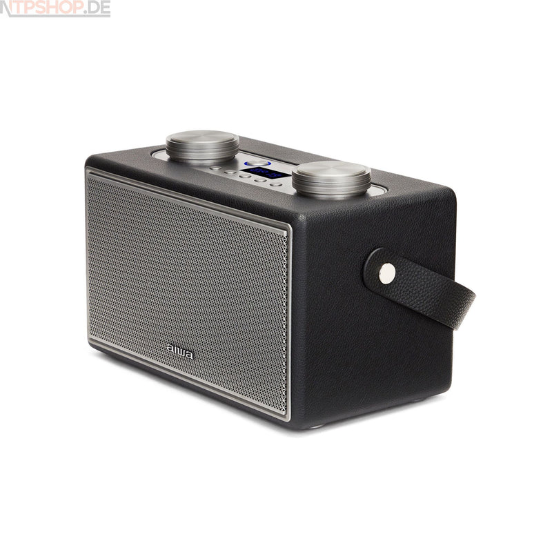 Laden Sie das Bild in Galerie -Viewer, Aiwa BSTU-800BK Vintage-Lautsprecher - New-Tech-Products GmbH NTP NTPShop.de www.ntpshop.de www.new-tech-products.de all4living Onlineshop Online Store Gadgets Elektrogeräte
