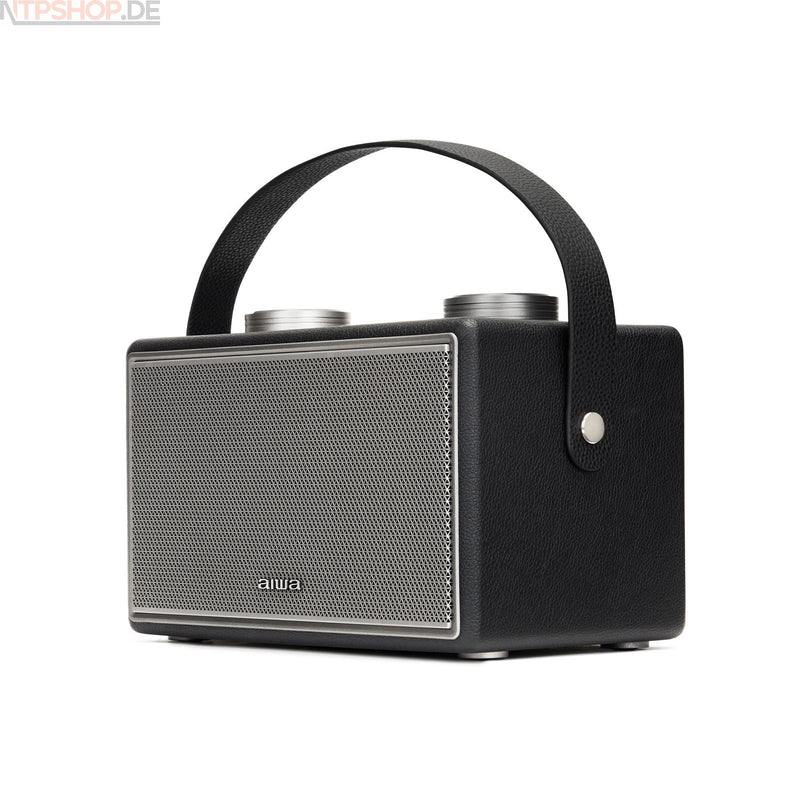 Laden Sie das Bild in Galerie -Viewer, Aiwa BSTU-800BK Vintage-Lautsprecher - New-Tech-Products GmbH NTP NTPShop.de www.ntpshop.de www.new-tech-products.de all4living Onlineshop Online Store Gadgets Elektrogeräte