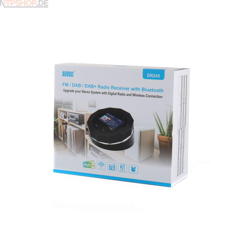 Laden Sie das Bild in Galerie -Viewer, August DR245 DAB-Radio Receiver mit Bluetooth B-Ware (R2F2)