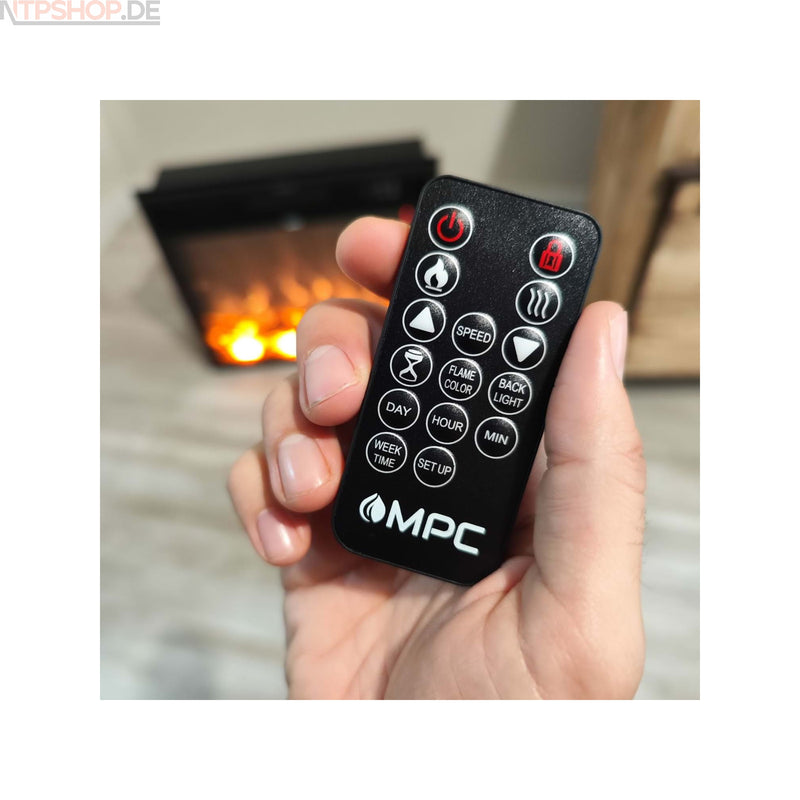 Laden Sie das Bild in Galerie -Viewer, MPC CAMINETTO-VULCANO Vulcano Elektrokamineinsatz mit LED