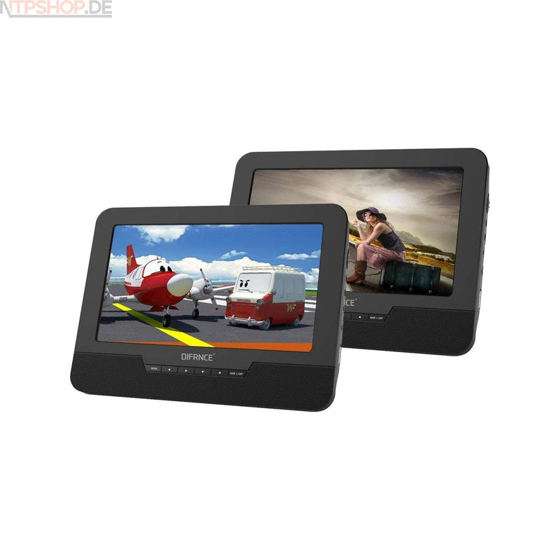 Laden Sie das Bild in Galerie -Viewer, Difrnce PDVD9022 Tragbares DVD-Player Set mit zwei getrennten Laufwerken - New-Tech-Products GmbH NTP NTPShop.de www.ntpshop.de www.new-tech-products.de all4living Onlineshop Online Store Gadgets Elektrogeräte