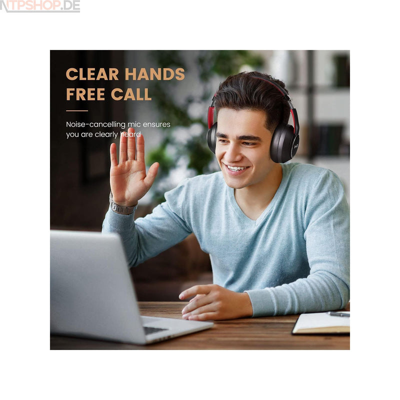 Laden Sie das Bild in Galerie -Viewer, Eksa SuperEQ S1 Active Noise Cancelling Over-Ear Bluetooth Kopfhörer Mikrofon