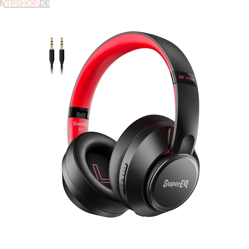 Laden Sie das Bild in Galerie -Viewer, Eksa SuperEQ S1 Active Noise Cancelling Over-Ear Bluetooth Kopfhörer Mikrofon