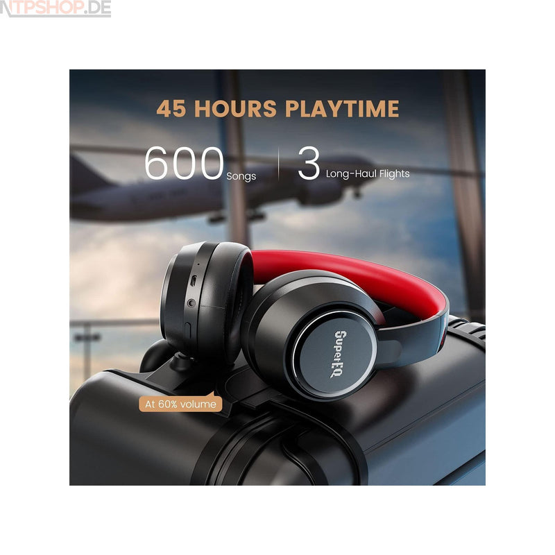 Laden Sie das Bild in Galerie -Viewer, Eksa SuperEQ S1 Active Noise Cancelling Over-Ear Bluetooth Kopfhörer Mikrofon