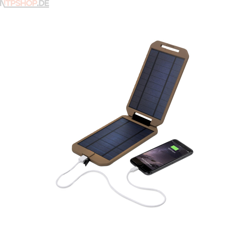 Laden Sie das Bild in Galerie -Viewer, Powertraveller Xtreme Tactical PTL-EXT001TAC Solarmodul mit Powerbank