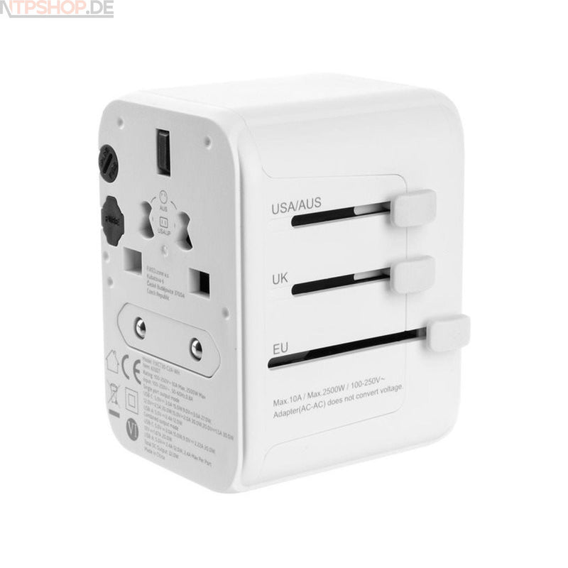 Laden Sie das Bild in Galerie -Viewer, FIXED FIXCT30-1C2A World Adapter - New-Tech-Products GmbH NTP NTPShop.de www.ntpshop.de www.new-tech-products.de all4living Onlineshop Online Store Gadgets Elektrogeräte