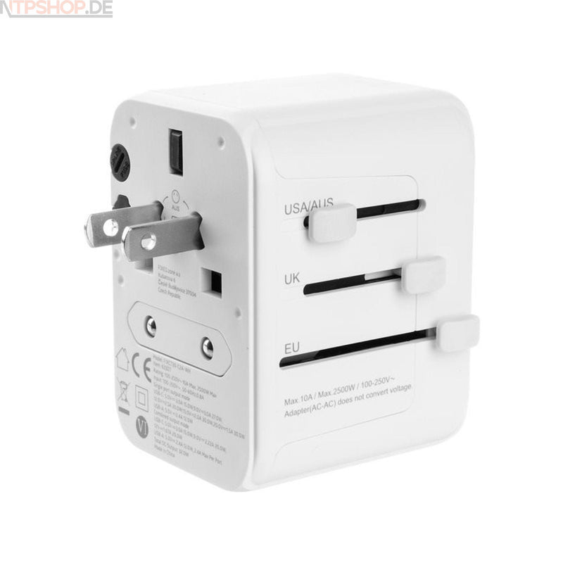 Laden Sie das Bild in Galerie -Viewer, FIXED FIXCT30-1C2A World Adapter - New-Tech-Products GmbH NTP NTPShop.de www.ntpshop.de www.new-tech-products.de all4living Onlineshop Online Store Gadgets Elektrogeräte