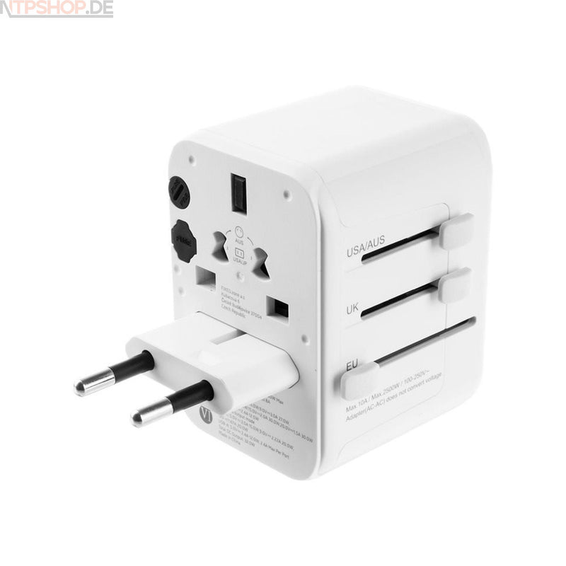 Laden Sie das Bild in Galerie -Viewer, FIXED FIXCT30-1C2A World Adapter - New-Tech-Products GmbH NTP NTPShop.de www.ntpshop.de www.new-tech-products.de all4living Onlineshop Online Store Gadgets Elektrogeräte