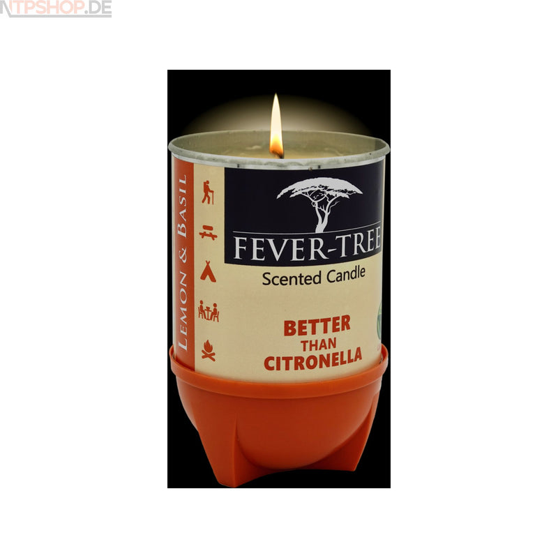 Laden Sie das Bild in Galerie -Viewer, Fever Tree Duftkerze gegen Fliegen- und Stechmücken Duftnote Lemon&Basil