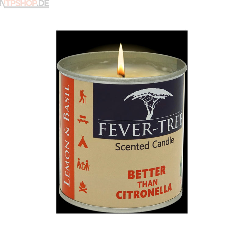 Laden Sie das Bild in Galerie -Viewer, Fever Tree Duftkerze gegen Fliegen- und Stechmücken Duftnote Lemon&Basil