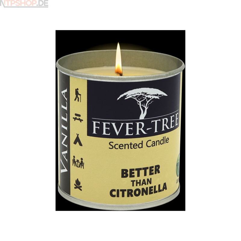 Laden Sie das Bild in Galerie -Viewer, Fever Tree Duftkerze gegen Fliegen- und Stechmücken Duftnote Vanilla