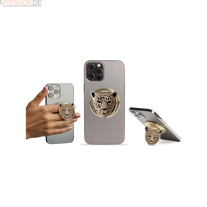 Laden Sie das Bild in Galerie -Viewer, HANDL New York HOJ1000-JCGE HANDL O Jewelery Jewel Cheetah PopSockets - New-Tech-Products GmbH NTP NTPShop.de www.ntpshop.de www.new-tech-products.de all4living Onlineshop Online Store Gadgets Elektrogeräte