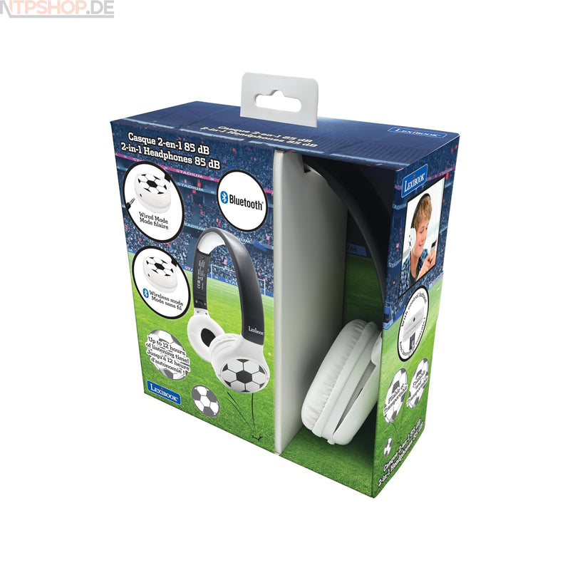 Laden Sie das Bild in Galerie -Viewer, Lexibook - 2-in-1 Stereo Audio-Kopfhörer mit Bluetooth und Kabel in tollen Designs