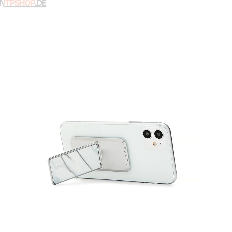 Laden Sie das Bild in Galerie -Viewer, HANDL New York HX1002MB-WHS-N White and Silver Marble HANDLstick
