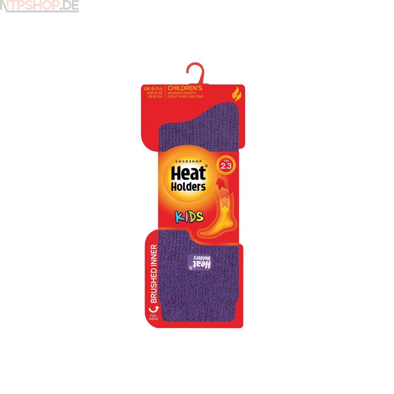 Laden Sie das Bild in Galerie -Viewer, Heat Holders Kinder Socken Thermo Lila Gr. 34-39