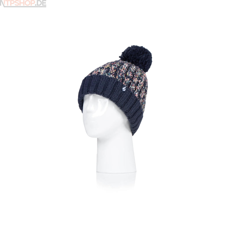 Laden Sie das Bild in Galerie -Viewer, Heat Holders BSHH791OS Damenmütze EIDDA texturiert mit PomPom
