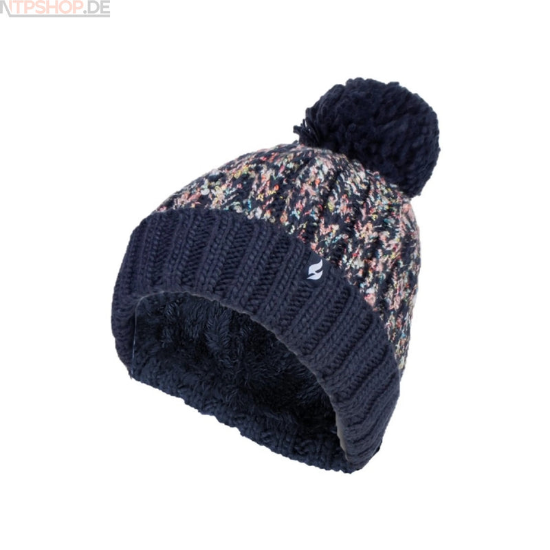 Laden Sie das Bild in Galerie -Viewer, Heat Holders BSHH791OS Damenmütze EIDDA texturiert mit PomPom
