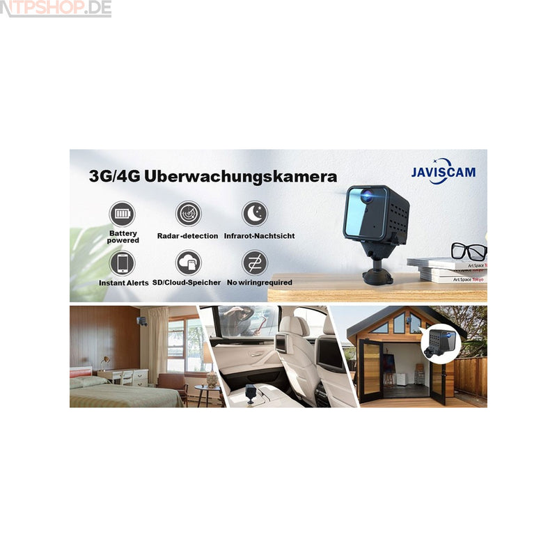 Laden Sie das Bild in Galerie -Viewer, Javiscam - 4G Mini Überwachungskamera mit Radartechnik
