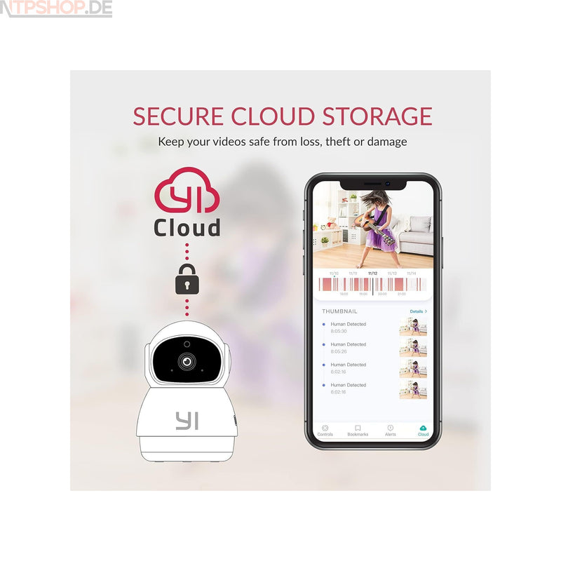 Laden Sie das Bild in Galerie -Viewer, Kami R30 Dome Guard Überwachungskamera WLAN 360 Grad Echtzeit FULL HD