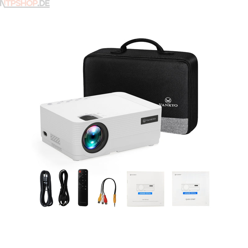 Laden Sie das Bild in Galerie -Viewer, Vankyo Leisure 470 Pro Beamer mit 1080p und 5G WiFi