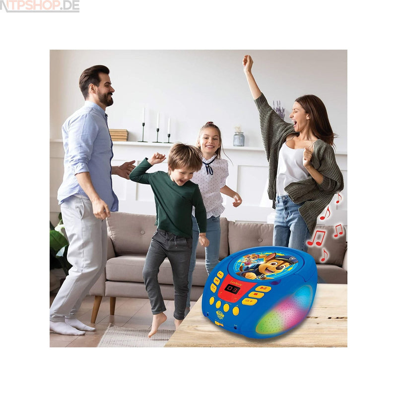 Laden Sie das Bild in Galerie -Viewer, Lexibook RCD109PA Paw Patrol CD-Player mit LED Beleuchtung - New-Tech-Products GmbH NTP NTPShop.de www.ntpshop.de www.new-tech-products.de all4living Onlineshop Online Store Gadgets Elektrogeräte