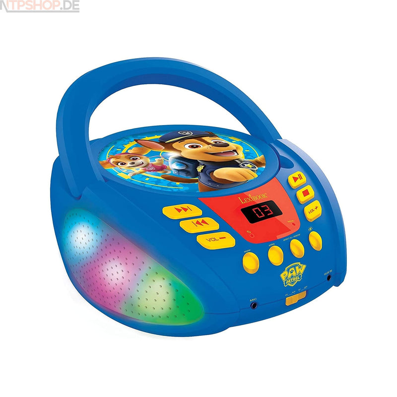 Laden Sie das Bild in Galerie -Viewer, Lexibook RCD109PA Paw Patrol CD-Player mit LED Beleuchtung - New-Tech-Products GmbH NTP NTPShop.de www.ntpshop.de www.new-tech-products.de all4living Onlineshop Online Store Gadgets Elektrogeräte