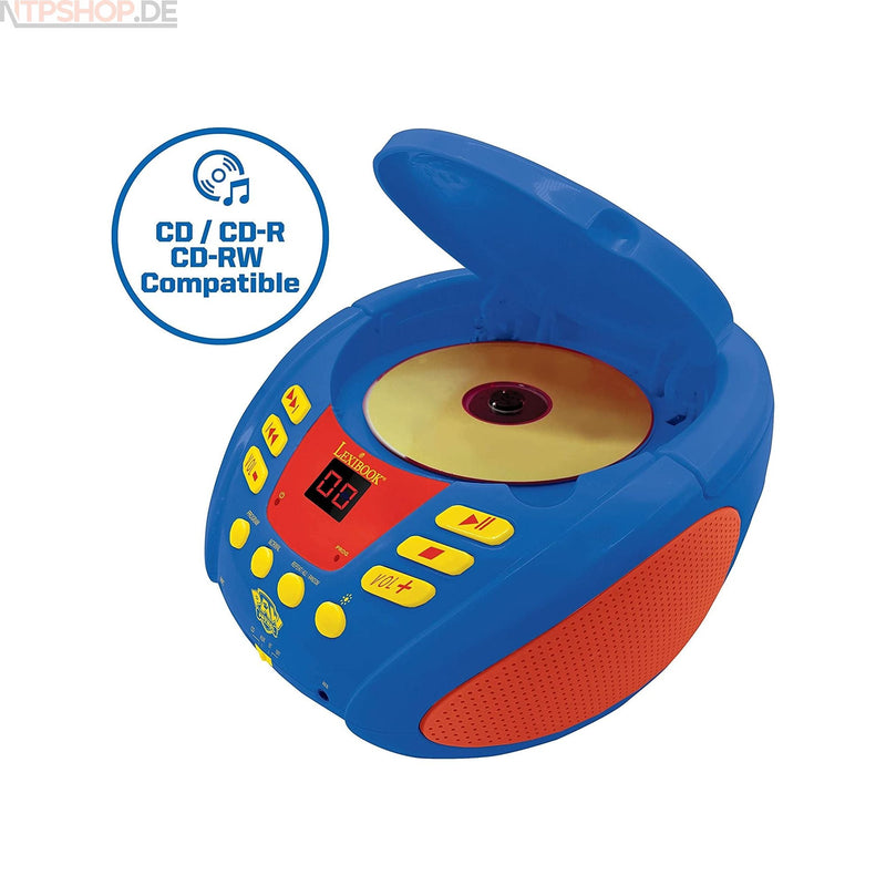 Laden Sie das Bild in Galerie -Viewer, Lexibook RCD109PA Paw Patrol CD-Player mit LED Beleuchtung - New-Tech-Products GmbH NTP NTPShop.de www.ntpshop.de www.new-tech-products.de all4living Onlineshop Online Store Gadgets Elektrogeräte