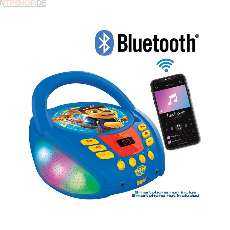 Laden Sie das Bild in Galerie -Viewer, Lexibook RCD109PA Paw Patrol CD-Player mit LED Beleuchtung - New-Tech-Products GmbH NTP NTPShop.de www.ntpshop.de www.new-tech-products.de all4living Onlineshop Online Store Gadgets Elektrogeräte