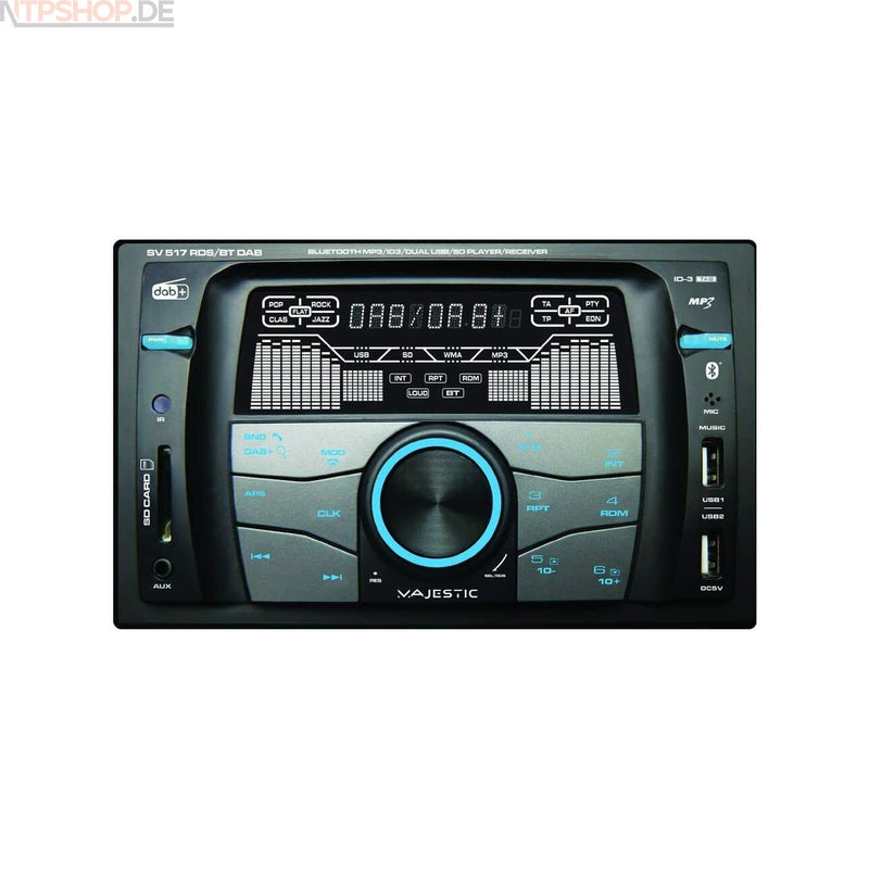 Laden Sie das Bild in Galerie -Viewer, Majestic 100517 BK SV 517RDS/BT DAB Autoradio - New-Tech-Products GmbH NTP NTPShop.de www.ntpshop.de www.new-tech-products.de all4living Onlineshop Online Store Gadgets Elektrogeräte