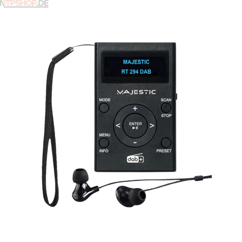 Laden Sie das Bild in Galerie -Viewer, Majestic 109294 RT 294 MP3 DAB Tragbares DAB Radio - New-Tech-Products GmbH NTP NTPShop.de www.ntpshop.de www.new-tech-products.de all4living Onlineshop Online Store Gadgets Elektrogeräte